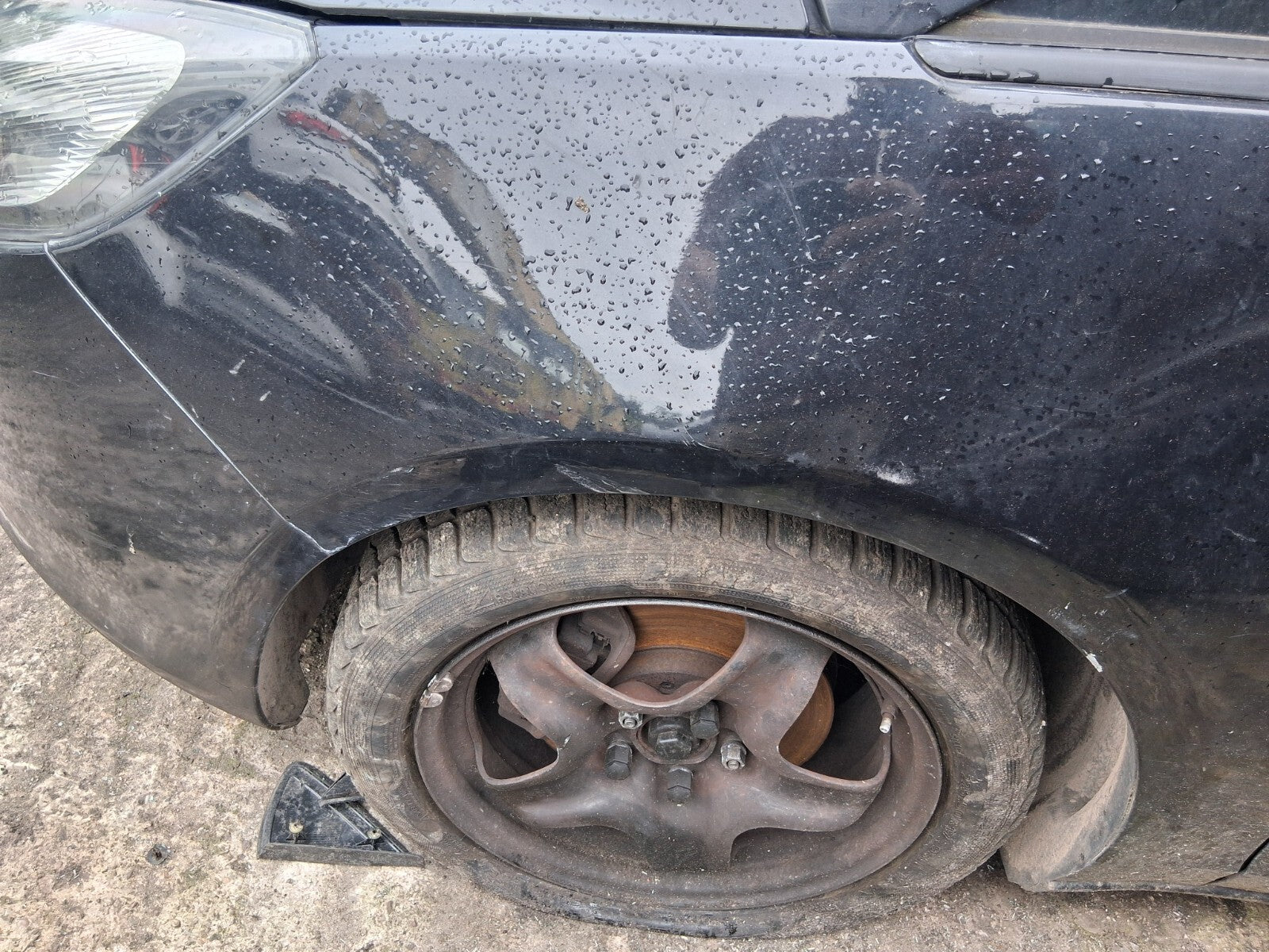 2014 VAUXHALL ZAFIRA C MK3 NS PASSENGER SIDE WING PANEL CARBON FLASH METALIC 22C