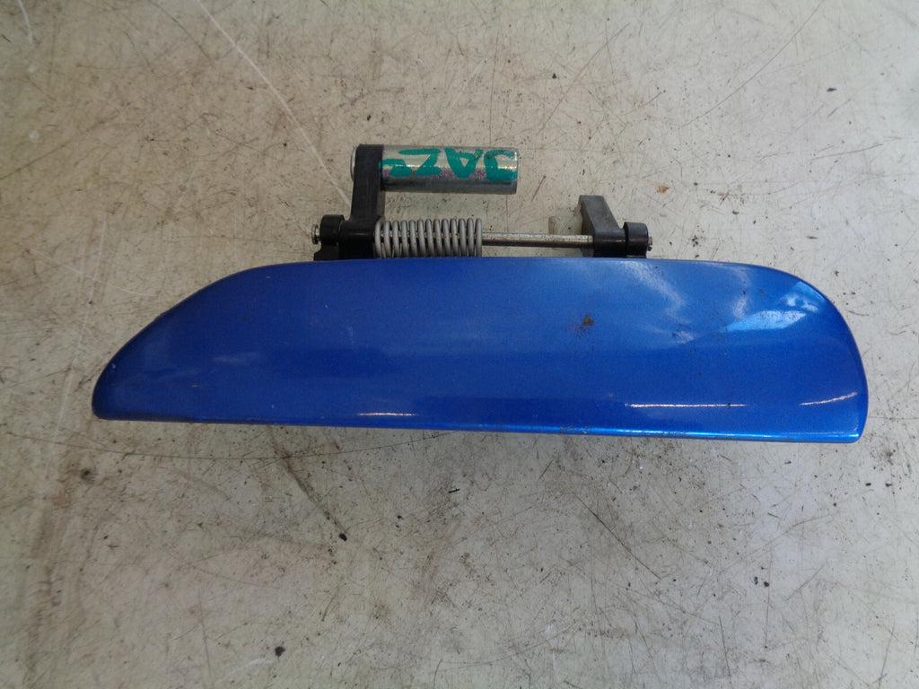 HONDA JAZZ MK3 2015 5 DOOR NSR PASSENGER SIDE REAR EXTERIOR DOOR HANDLE BLUE