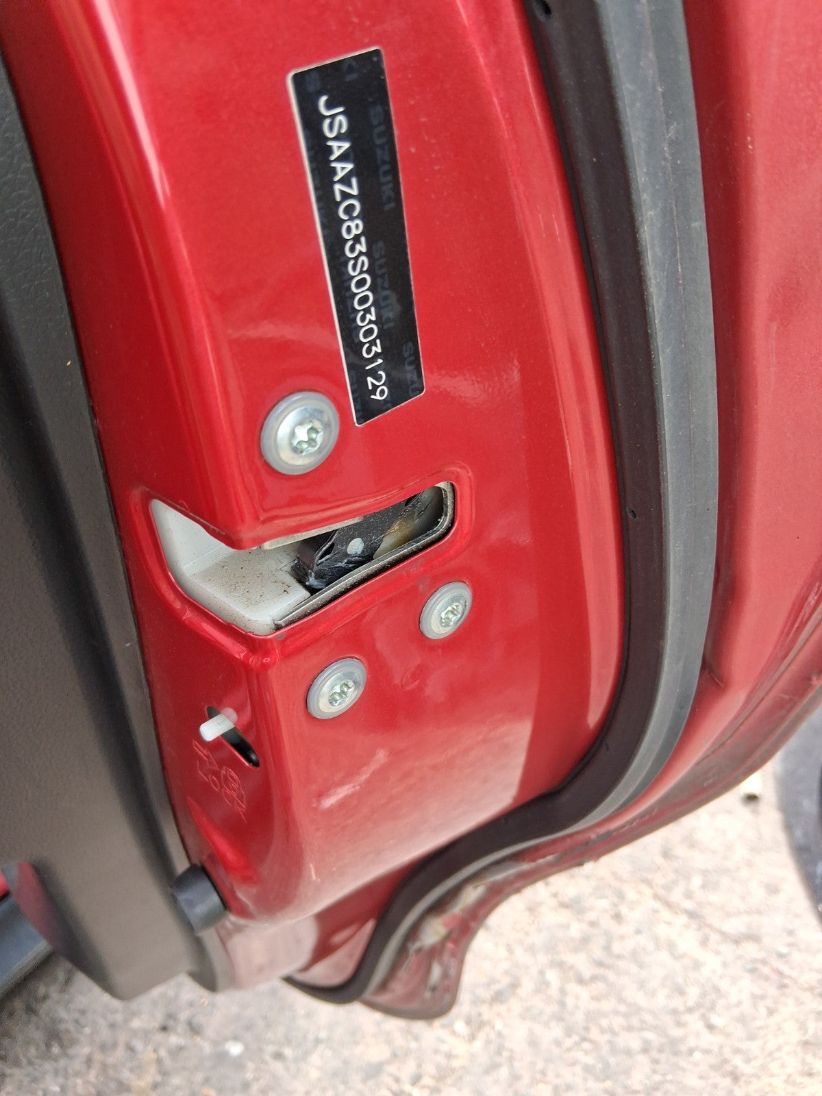 2019 SUZUKI SWIFT MK4 OSR DRIVER SIDE REAR RIGHT DOOR LOCK MECHANISM