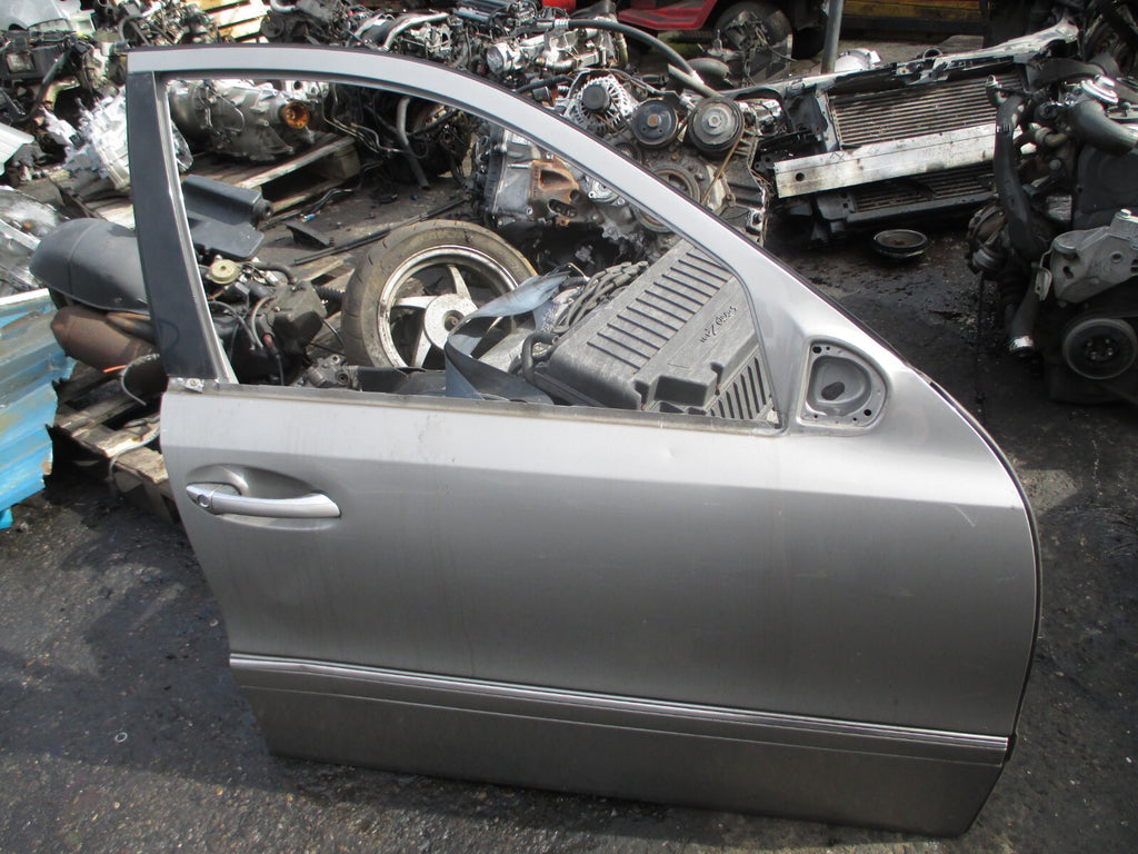 MERCEDES BENZ E CLASS W211 2003 OSF DRIVER SIDE FRONT BARE DOOR SILVER