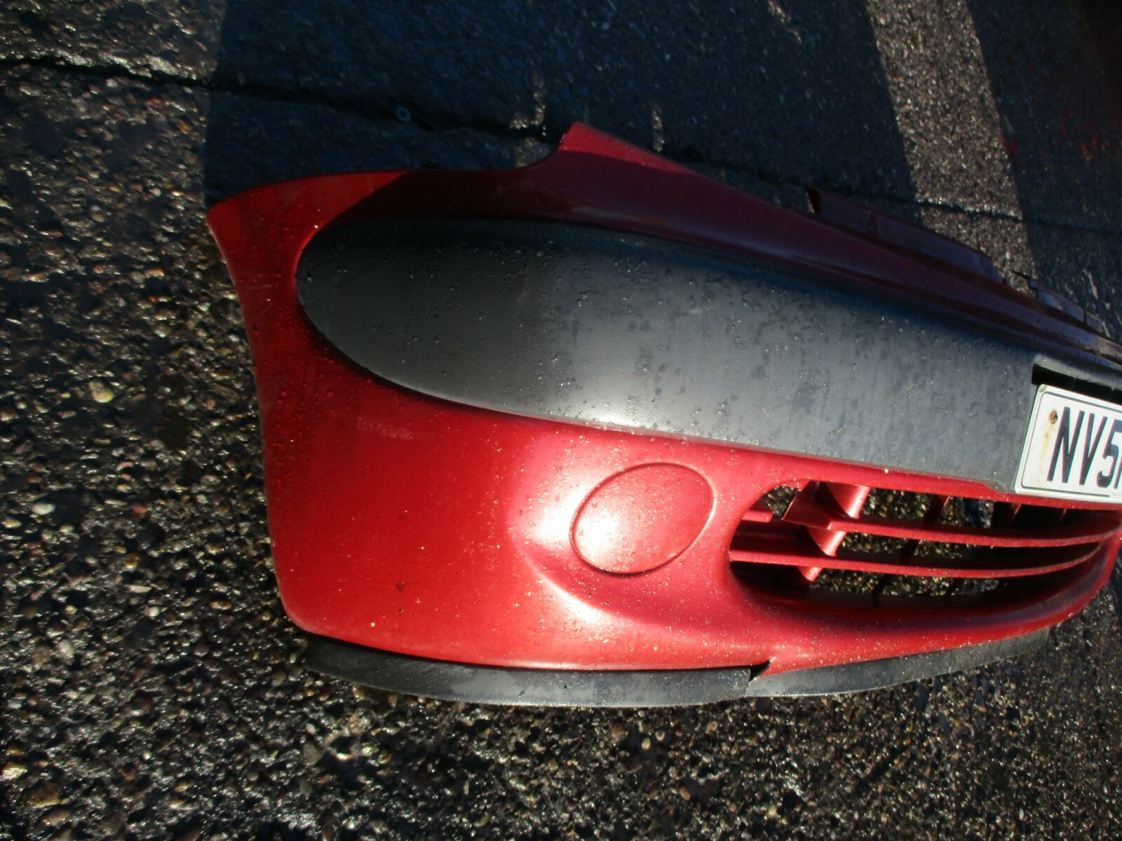 CITROEN XSARA PICASSO 2001 FRONT COMPLETE BUMPER RED