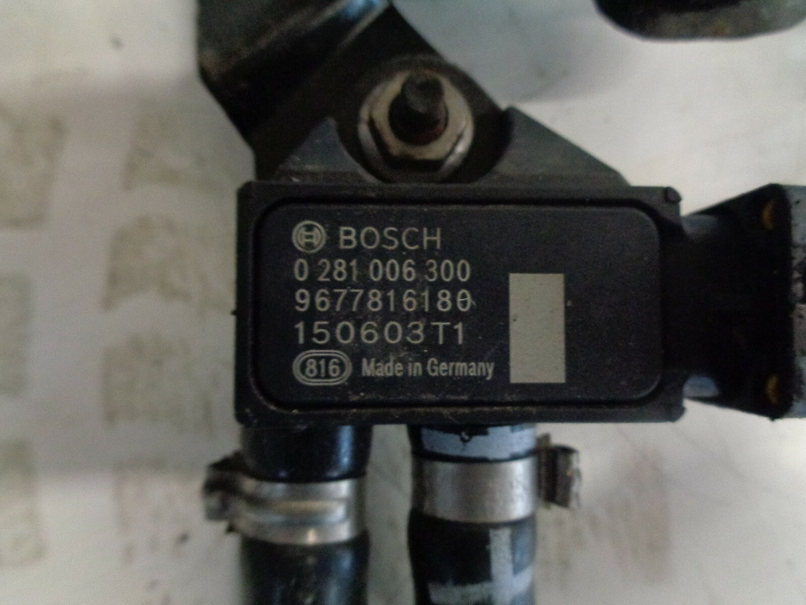 PEUGEOT PARTNER VAN 2015 EXHAUST PRESSURE TEMPERATURE SENSOR 0281006300