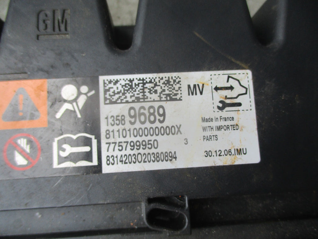 2014 VAUXHALL ZAFIRA C MK3 AIRBAG CONTROL MODULE UNIT 13589689