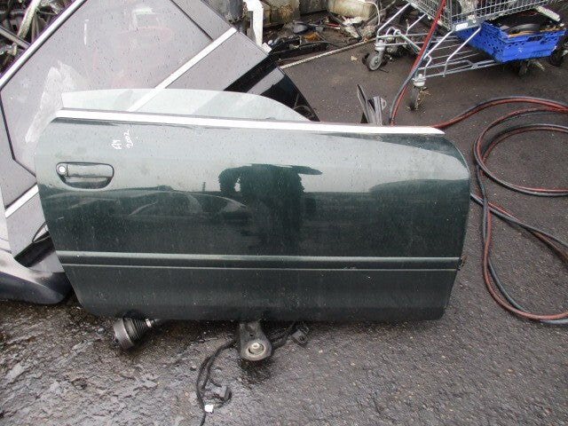 AUDI A4 B6 2004 CABRIOLET OS DRIVER SIDE COMPLETE DOOR GREEN