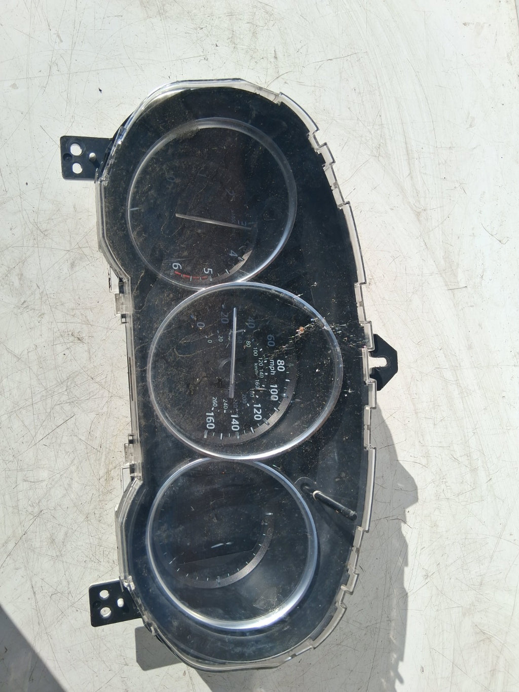 2013 MAZDA CX5 SPEEDOMETER INSTRUMENT CLUSTER KD4555430