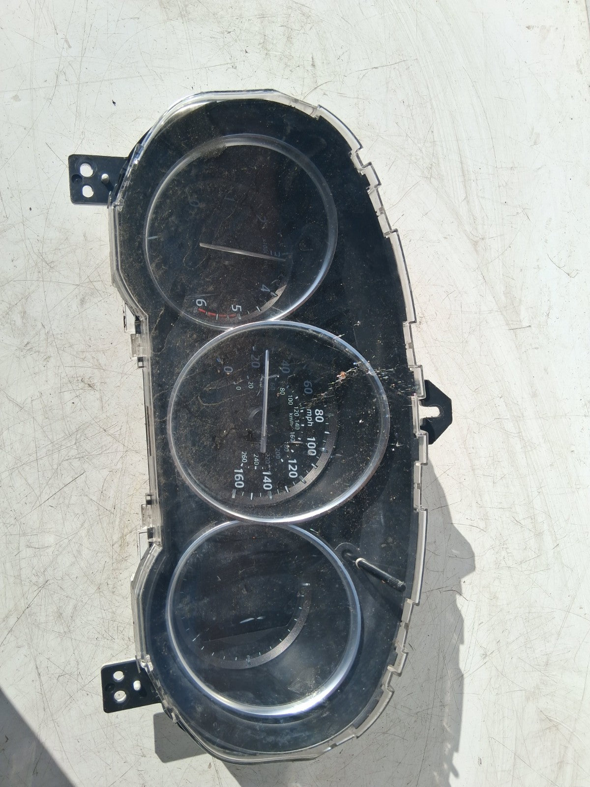 2013 MAZDA CX5 SPEEDOMETER INSTRUMENT CLUSTER KD4555430