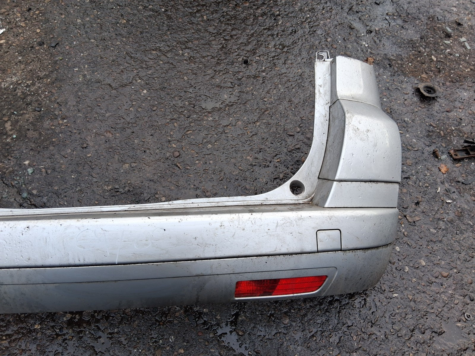 2008 CITROEN C4 PICASSO COMPLETE REAR BUMPER SILVER