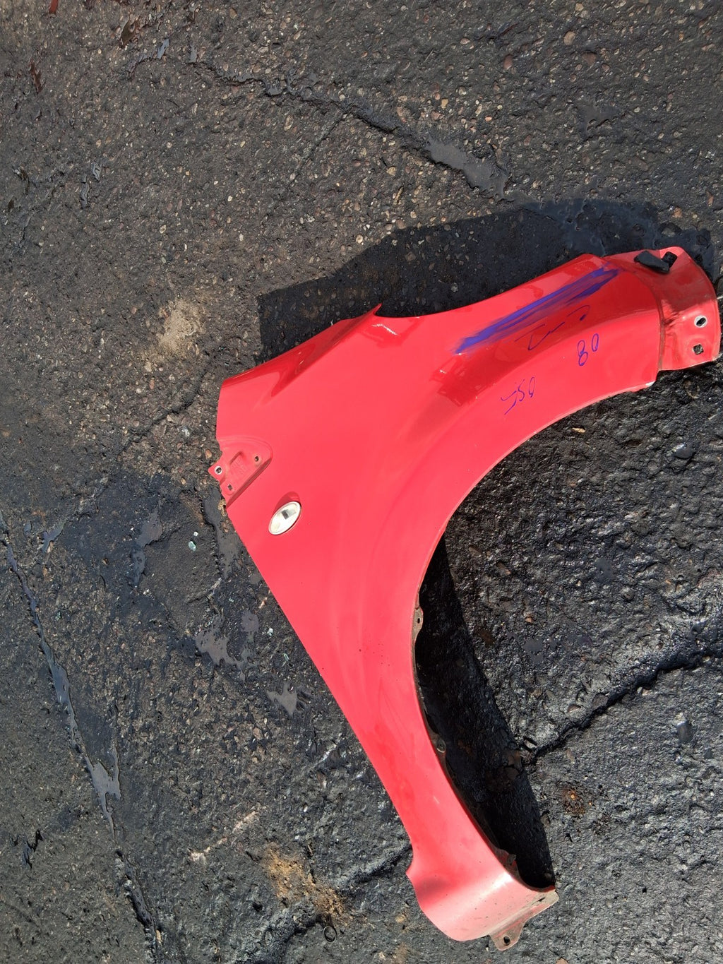 2008 CITROEN C1 MK1 OSF DRIVER SIDE FRONT WING PANEL RED