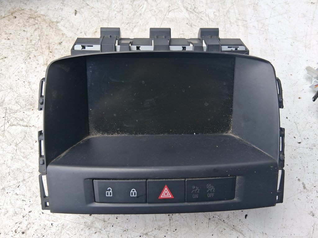 2013 VAUXHALL ASTRA J SAT NAV MULTIMEDIA RADIO DISPLAY SCREEN 95196687