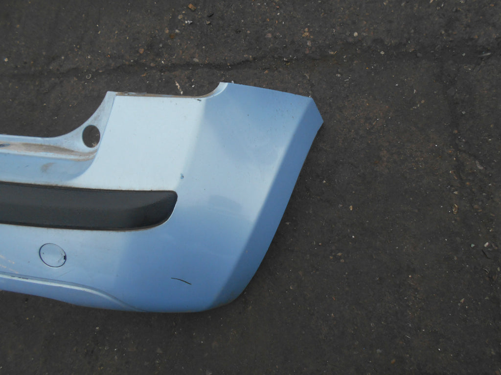 FIAT IDEA MPV 2005 REAR PLASTIC BUMPER & PARKING SENSORS BLUE