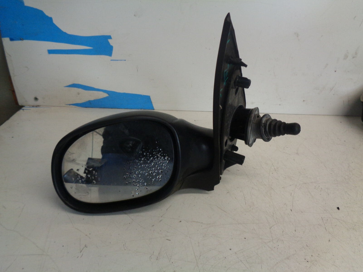 PEUGEOT 206 2001 NS PASSENGER SIDE MANUAL WING MIRROR E2017003