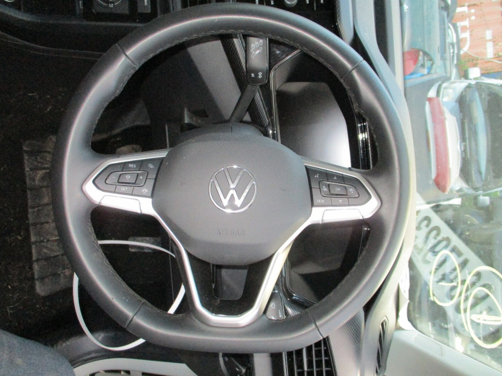 2023 VW VOLKSWAGEN T CROSS 3 SPOKE MULTIFUNCTION LEATHER STEERING WHEEL