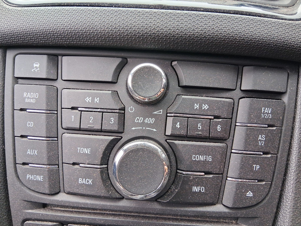 2017 VAUXHALL MERIVA B MK2 MULTIMEDIA RADIO CD PLAYER SWITCH PANEL CONTROL