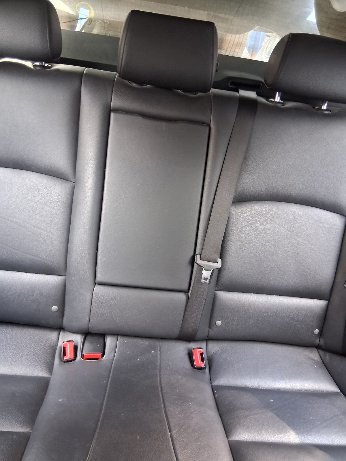 2012 BMW 5 SERIES F10 REAR BACK SEAT CENTER CONSOLE BENCH SEAT COMPLETE LEATHER