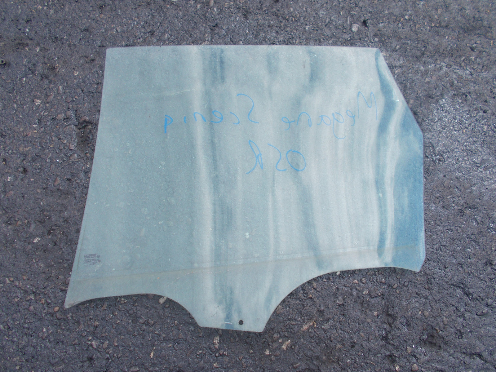 RENAULT MEGANE SCENIC MK2 2004 OSR OFF SIDE REAR PASSENGER SIDE QUARTER GLASS
