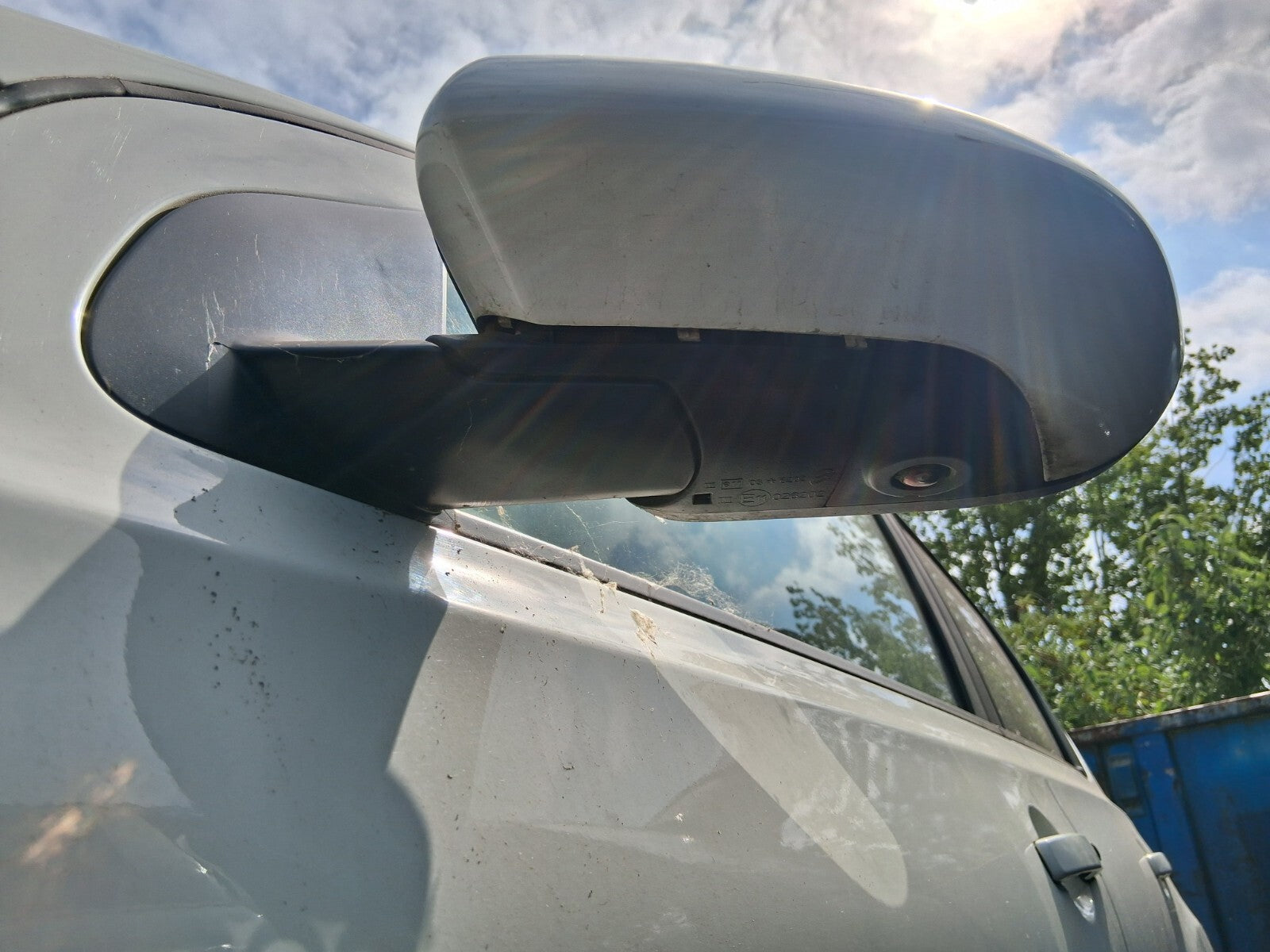 2013 NISSAN QASHQAI J10 NSF PASSENGER SIDE LEFT ELECTRIC WING MIRROR WHITE