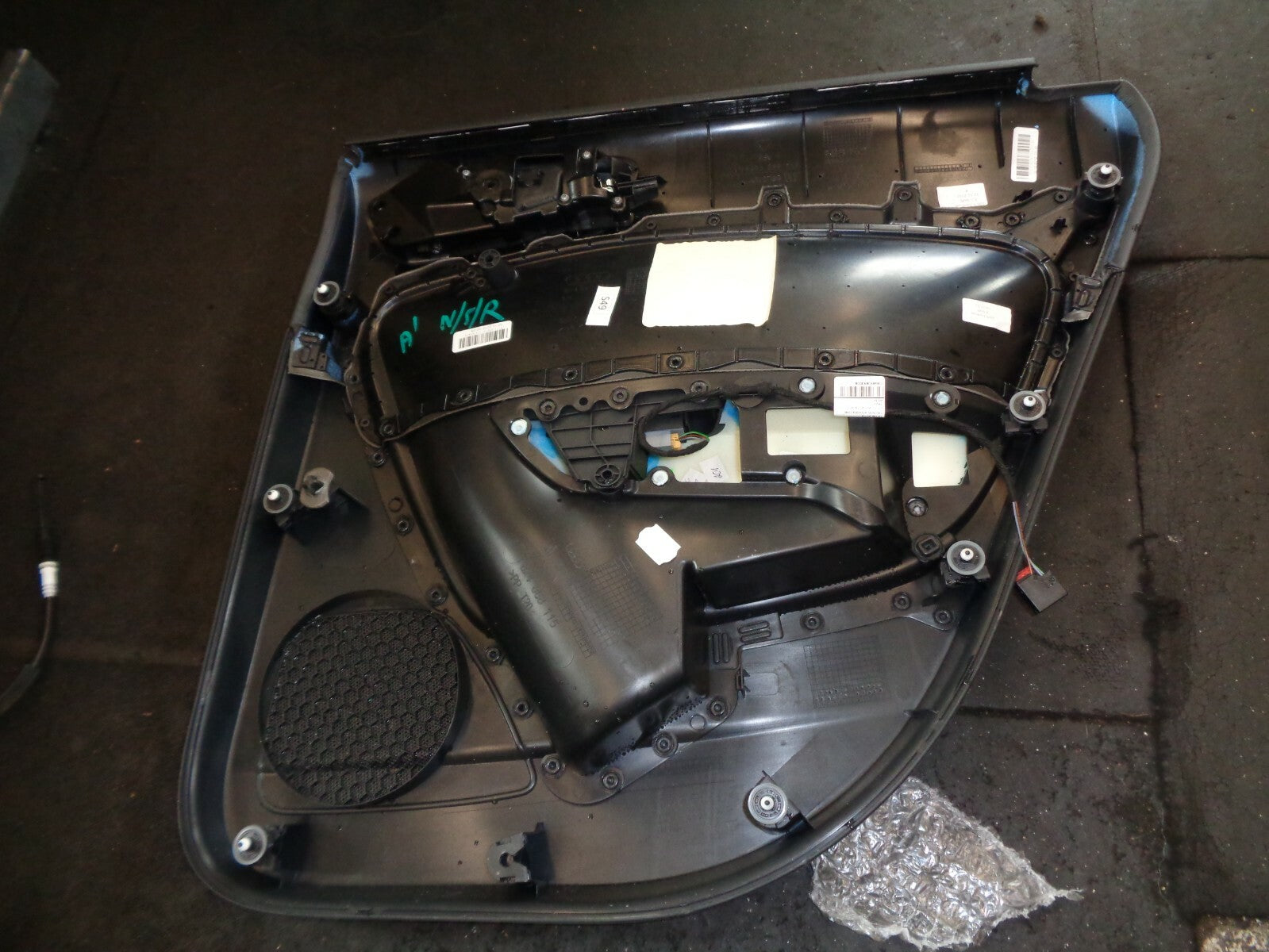 AUDI A1 2013 5 DOOR HATCHBACK PASSENGER SIDE REAR DOOR CARD
