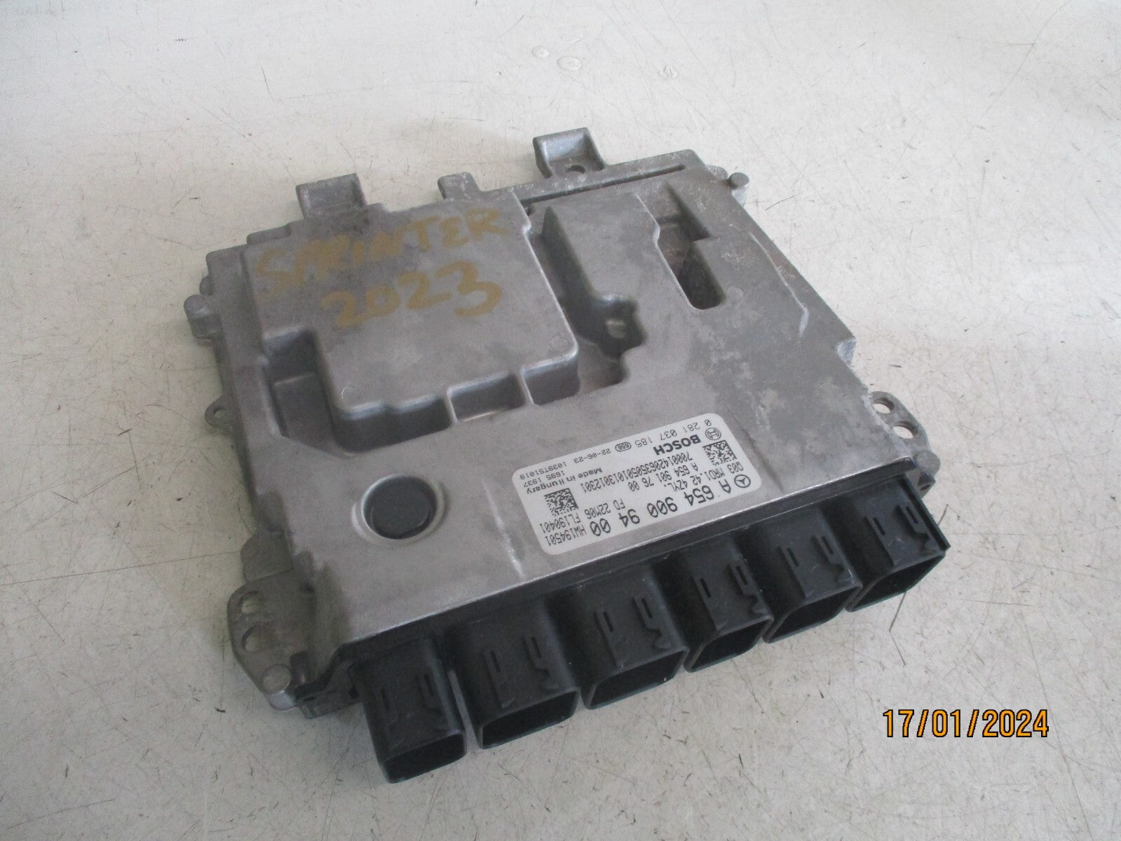 MERCEDES SPRINTER W907 2023 2.0 DIESEL ECU ENGINE CONTROL MODULE A6549009400