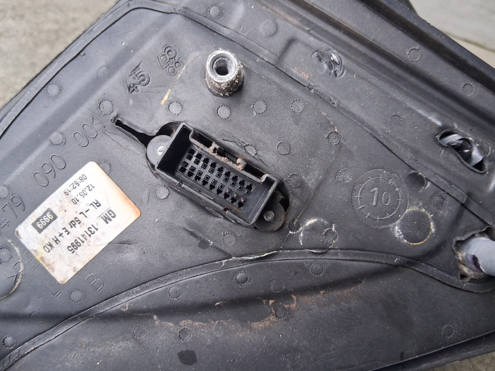 2006 VAUXHALL ASTRA H NSF PASSENGER SIDE FRONT LEFT WING MIRROR SILVER