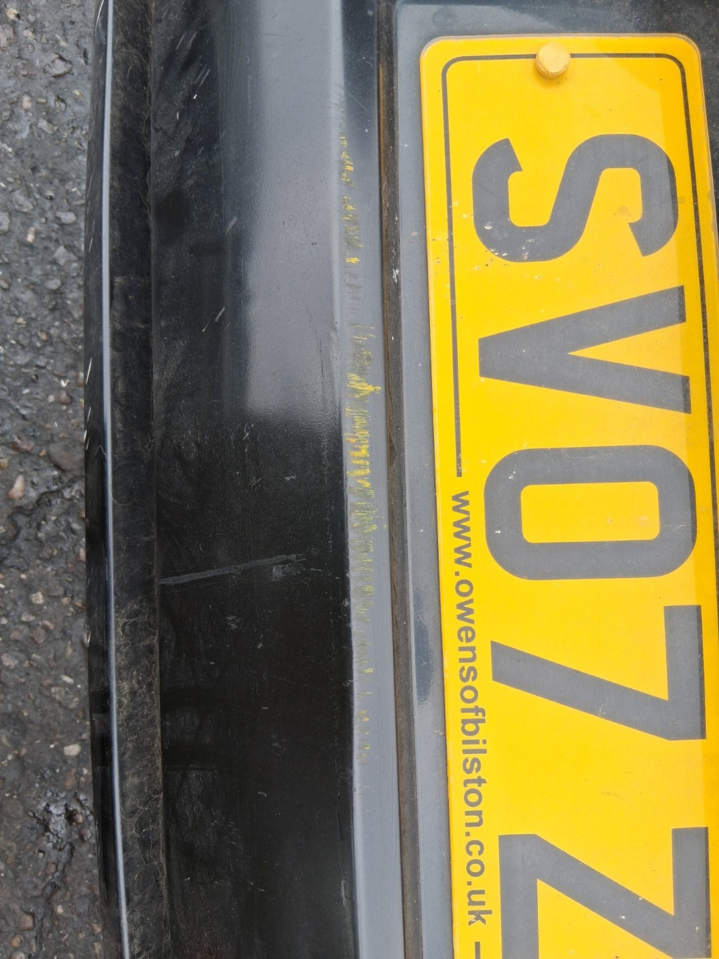 2007 FIAT PUNTO MK3 3 DOOR REAR COMPLETE BUMPER BLACK