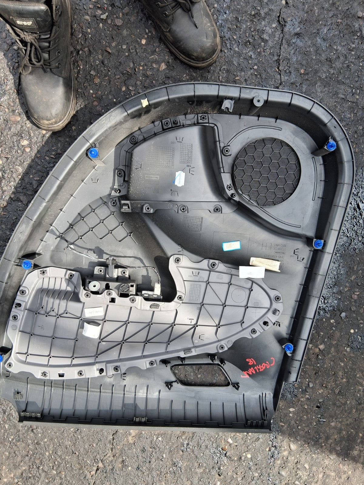 VAUXHALL CROSSLAND X 2018 NSF PASSENGER SIDE FRONT LEFT DOOR CARD 475853623