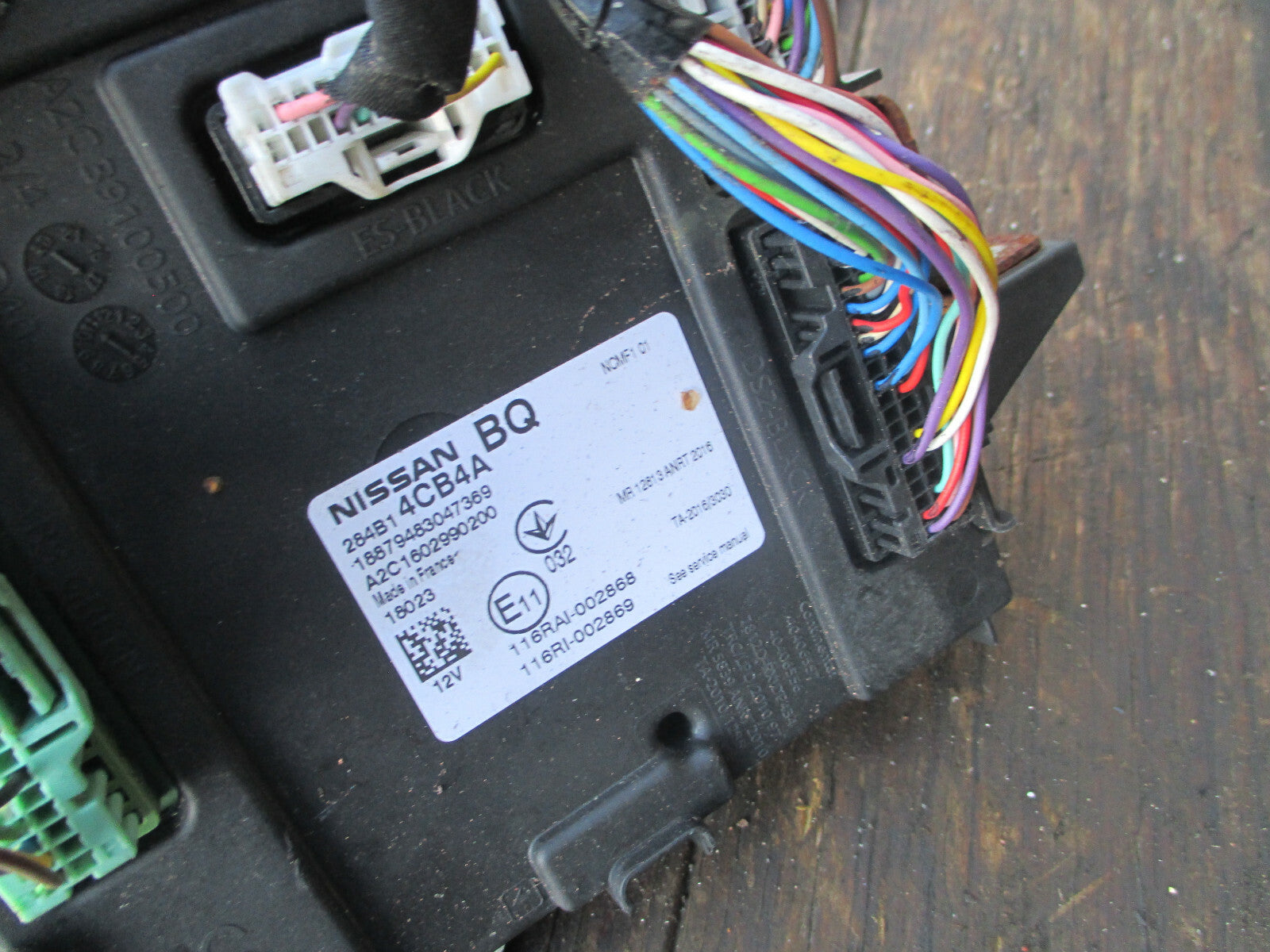 NISSAN QASHQAI J11 MK2 2018 BCM BODY CONTROL MODULE 284B14CB4A