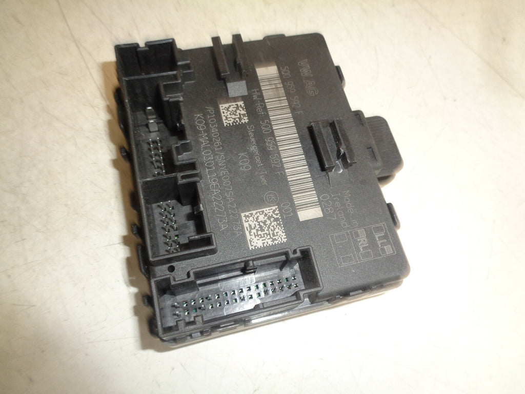 AUDI A3 8V 2017 NSF PASSENGER SIDE FRONT DOOR CONTROL MODULE UNIT 5Q0959592F