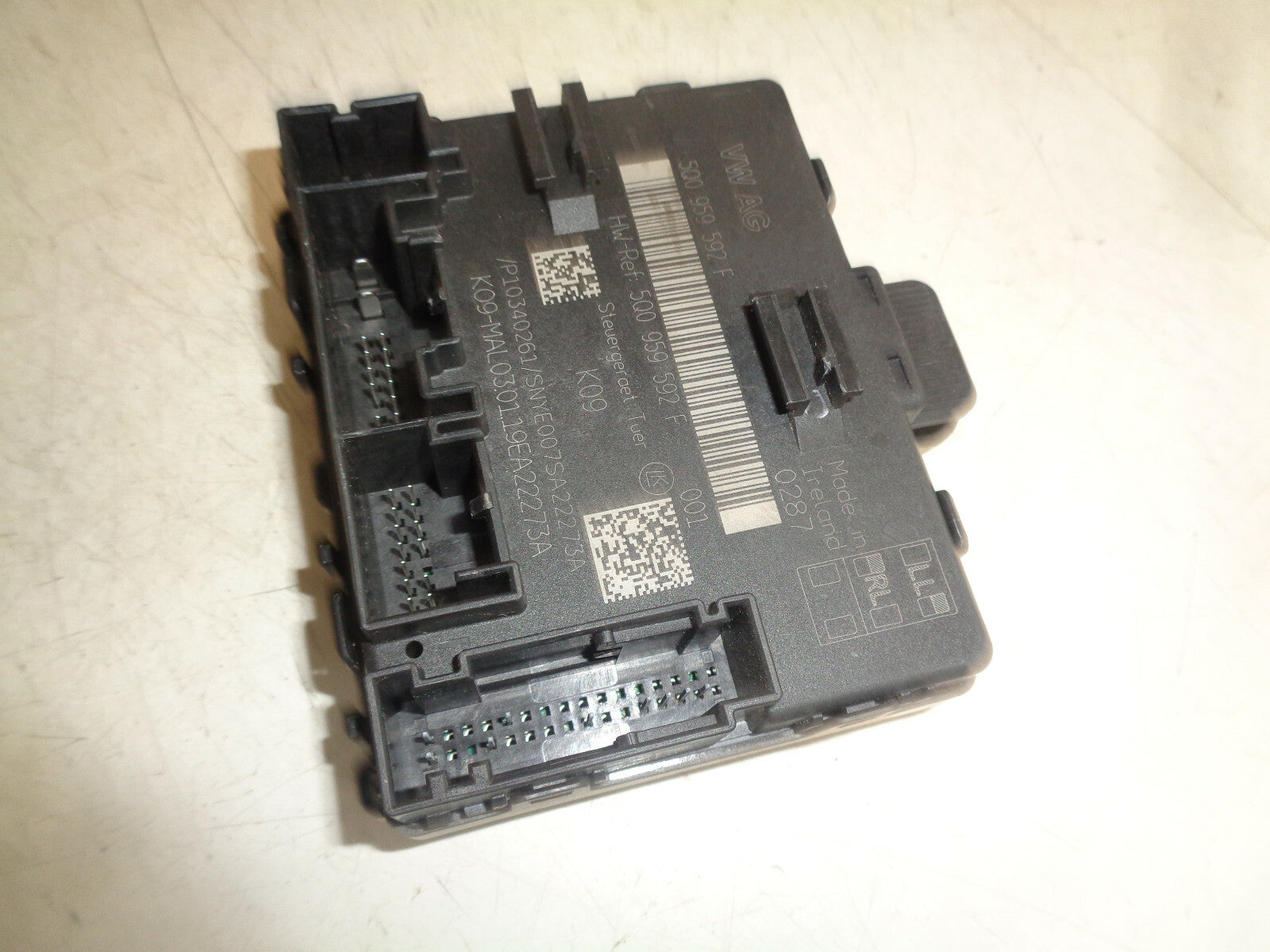 AUDI A3 8V 2017 NSF PASSENGER SIDE FRONT DOOR CONTROL MODULE UNIT 5Q0959592F