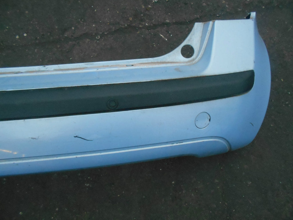 FIAT IDEA MPV 2005 REAR PLASTIC BUMPER & PARKING SENSORS BLUE