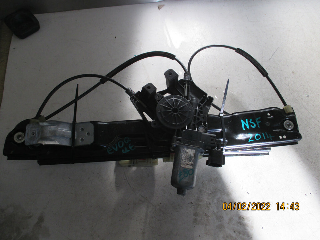 LAND RANGE ROVER EVOQUE 2014 NSF PASSENGER FRONT WINDOW REGULATOR MOTOR BJ322320