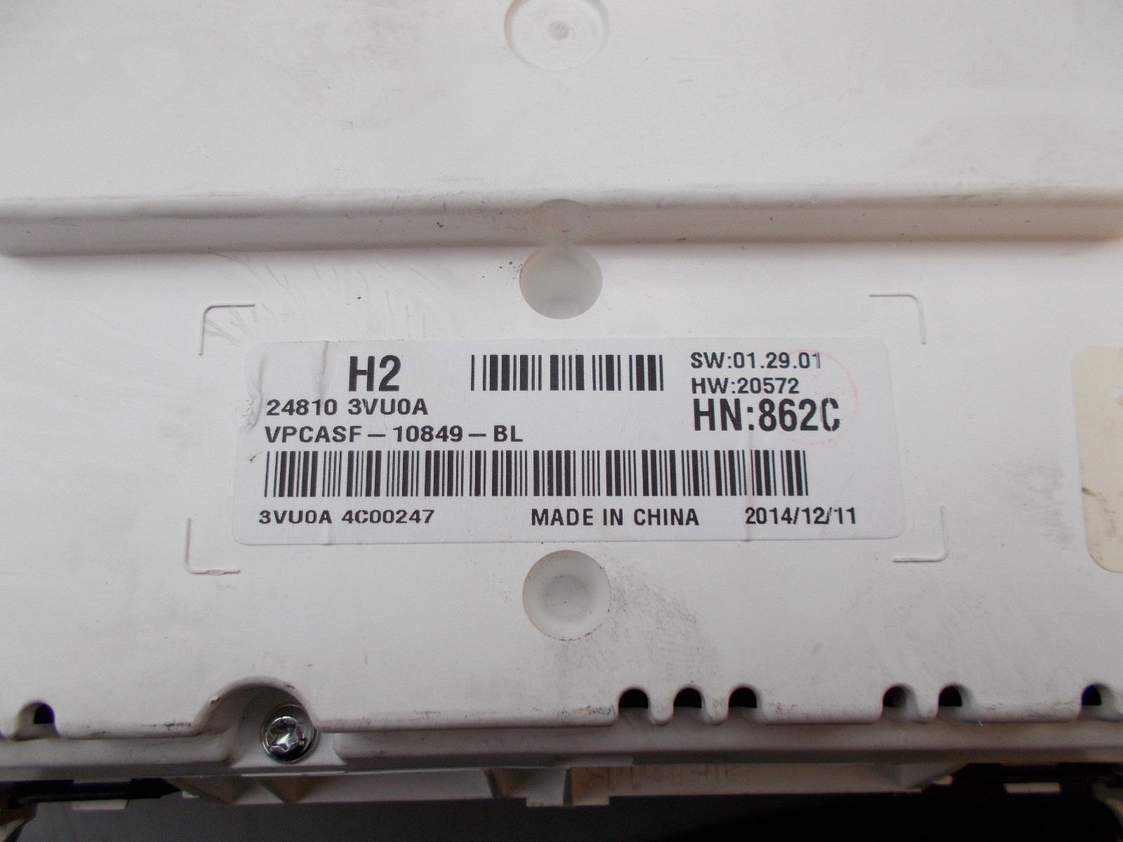 NISSAN NOTE E12 2015 1.2 SPEEDO CLOCKS INSTRUMENT CLUSTER DIALS 24810 3VUOA