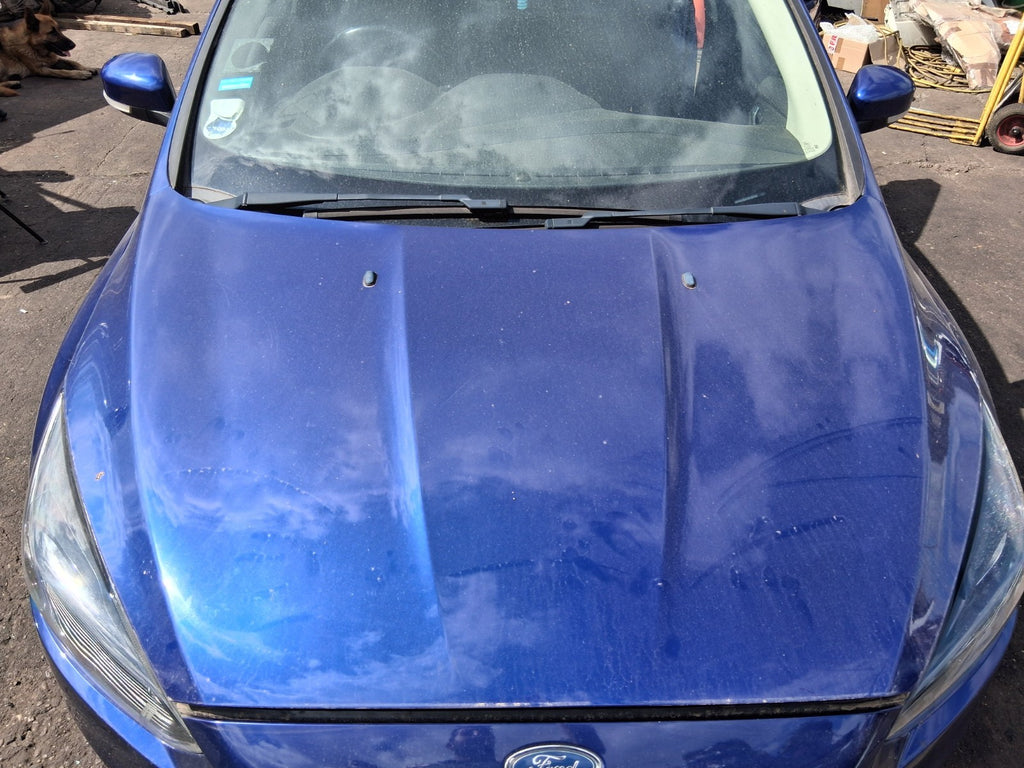 2015 FORD FOCUS MK3 FRONT BONNET HOOD PANEL DEEP IMPACT BLUE MET HF