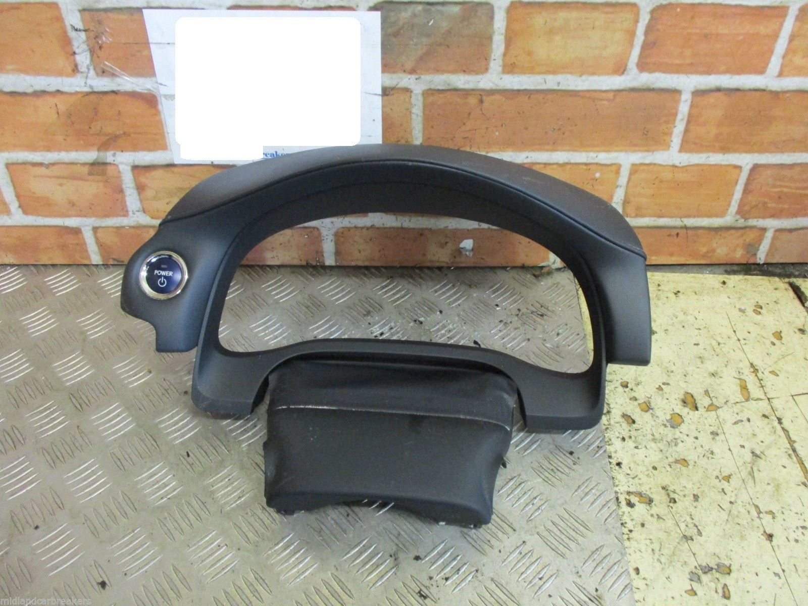 LEXUS CT200h 2014 SPEEDO PLASTIC TRIM SURROUND STOP START SWITCH 55403-76042