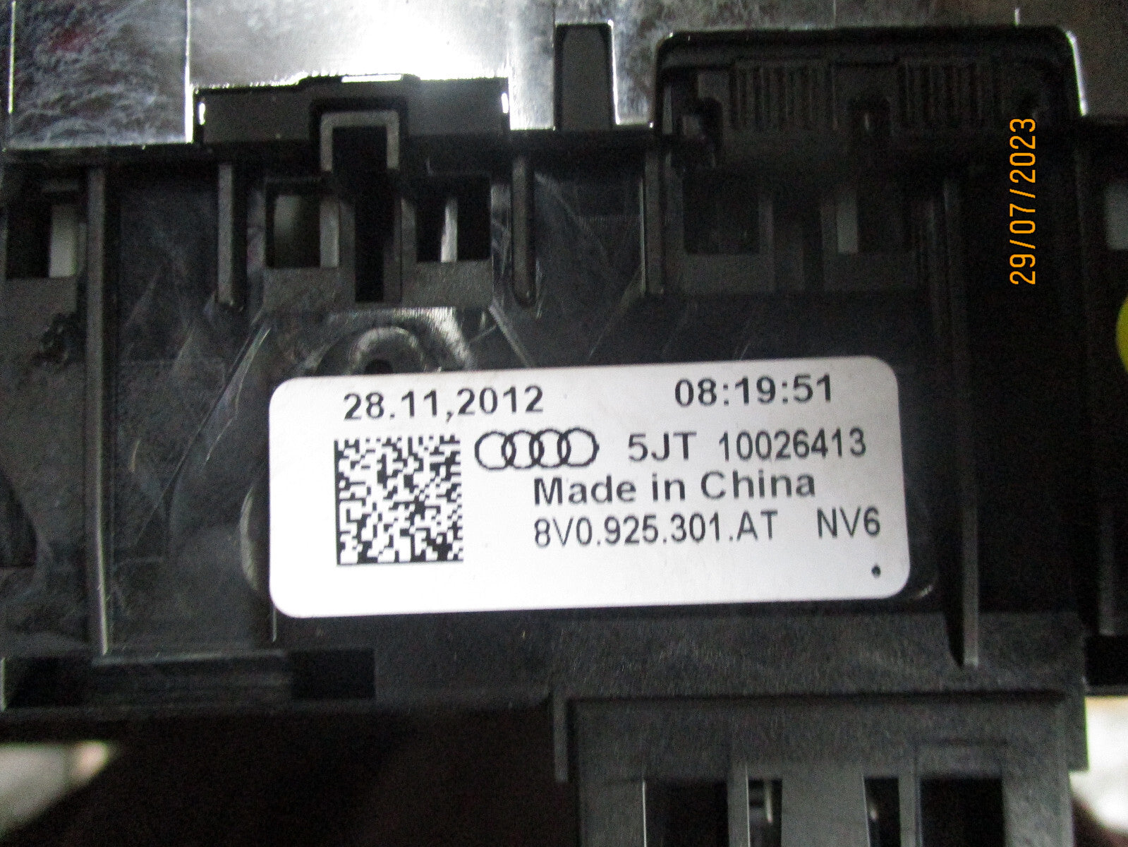 AUDI A3 2013 HAZARD SWITCH STOP START 8V0925301