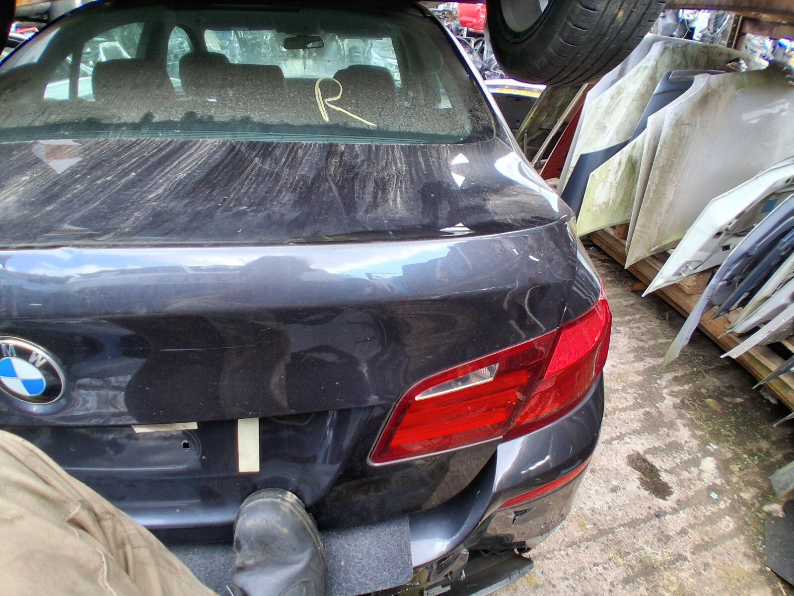 2012 BMW 5 SERIES F10 SALOON BARE TAILGATE BOOTLID SOPHISTO GREY II B90