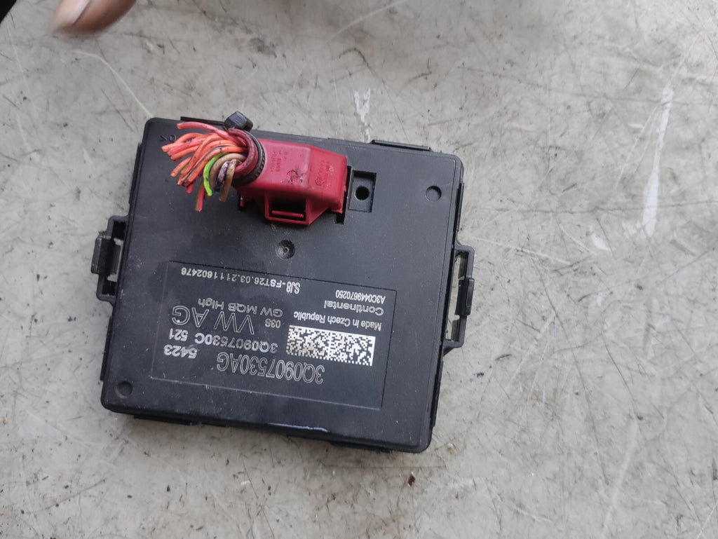 2022 VW VOLKSWAGEN CRAFTER MK2 GATEWAY CONTROL MODULE UNIT 3Q09078530AG