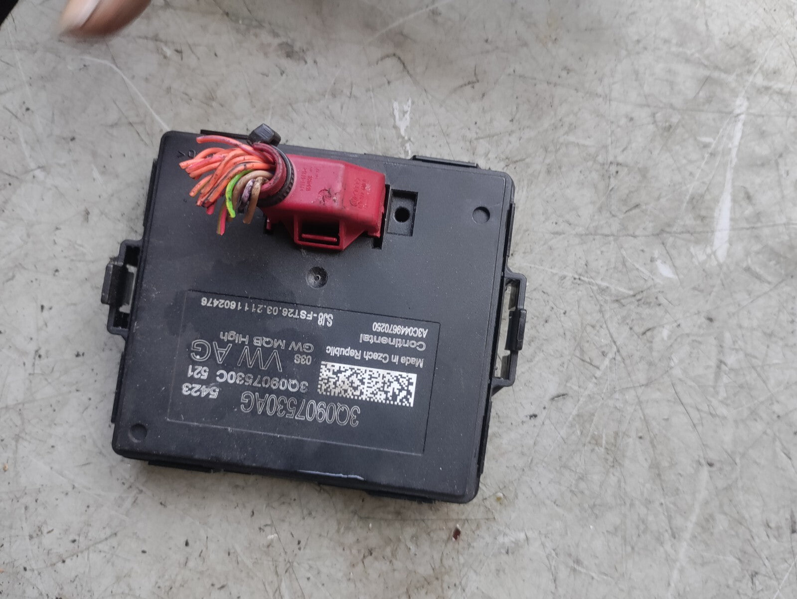 2022 VW VOLKSWAGEN CRAFTER MK2 GATEWAY CONTROL MODULE UNIT 3Q09078530AG