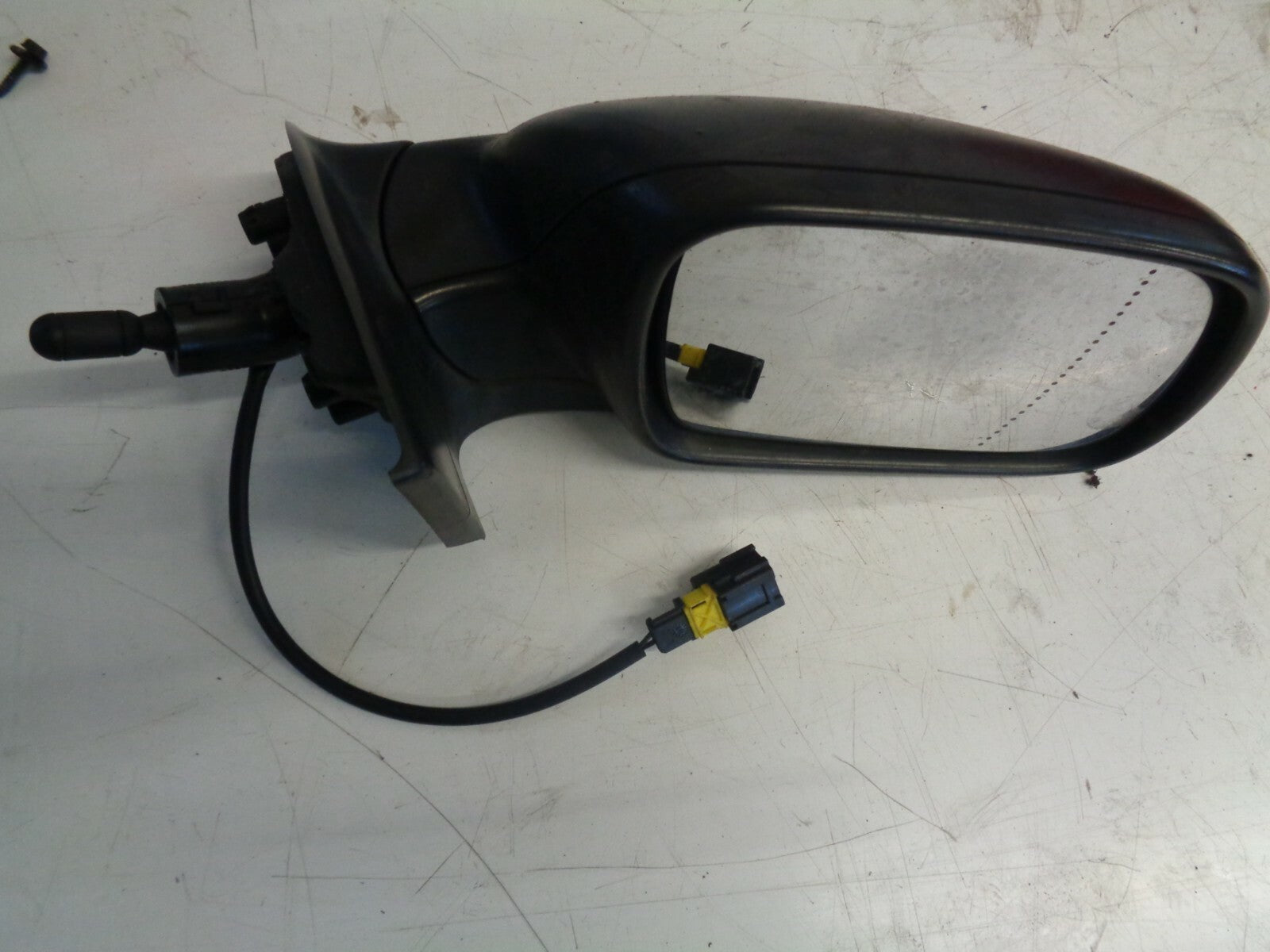 PEUGEOT 307 2006 OS DRIVER SIDE FRONT WING ELECTRIC MIRROR BLACK