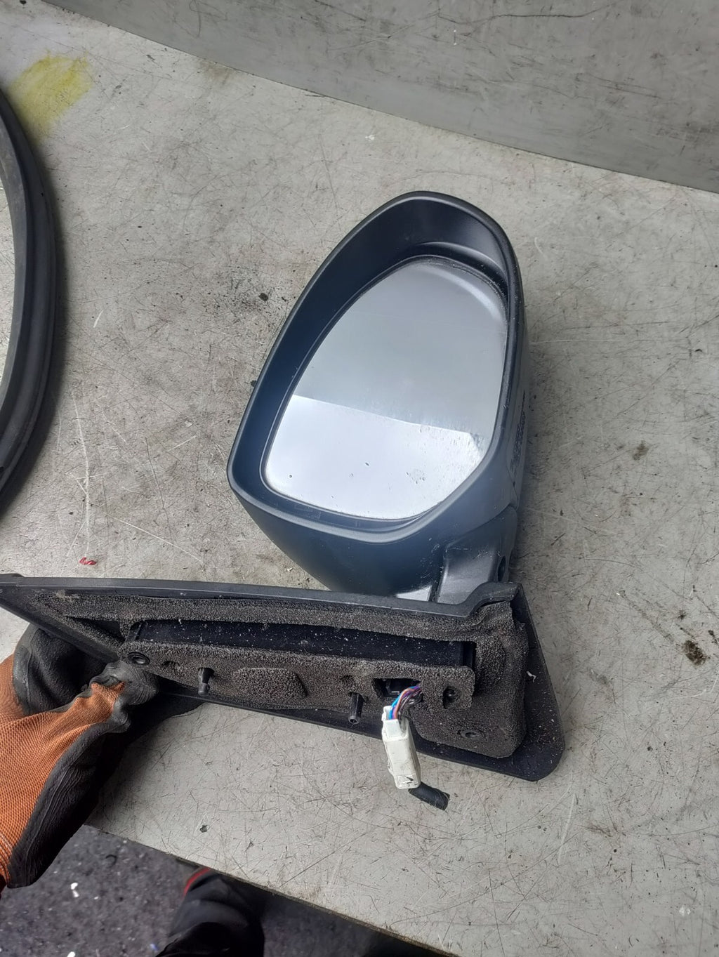 2008 MAZDA 6 OSF DRIVER SIDE FRONT WING MIRROR GREY 022683