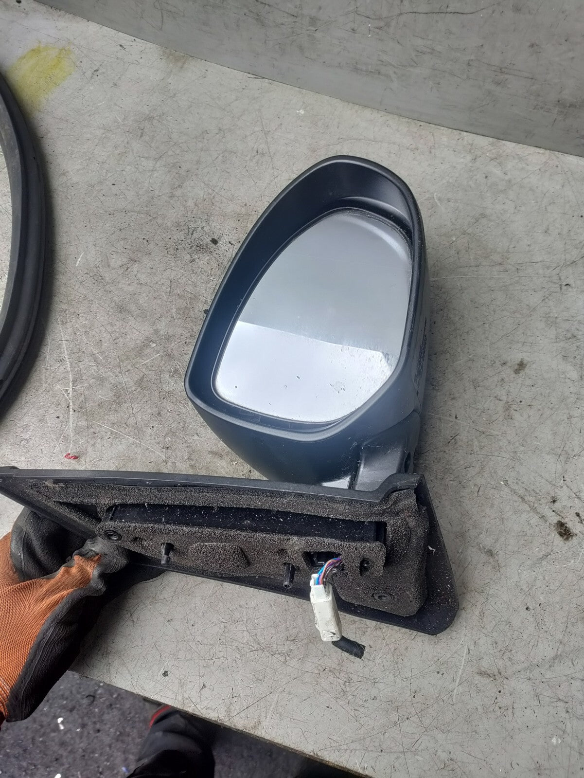 2008 MAZDA 6 OSF DRIVER SIDE FRONT WING MIRROR GREY 022683