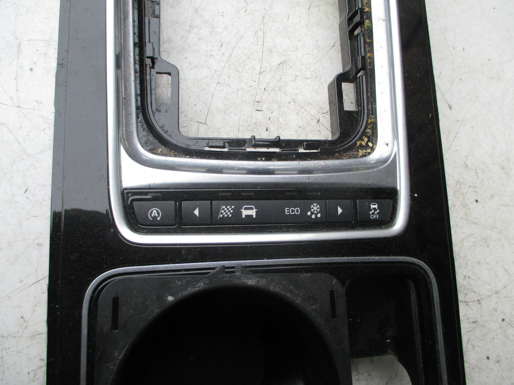 JAGUAR XE 2016 CENTRE CONSOLE TRIM CUP HOLDER HANDBRAKE ECO BUTTON GX73-044E04-D