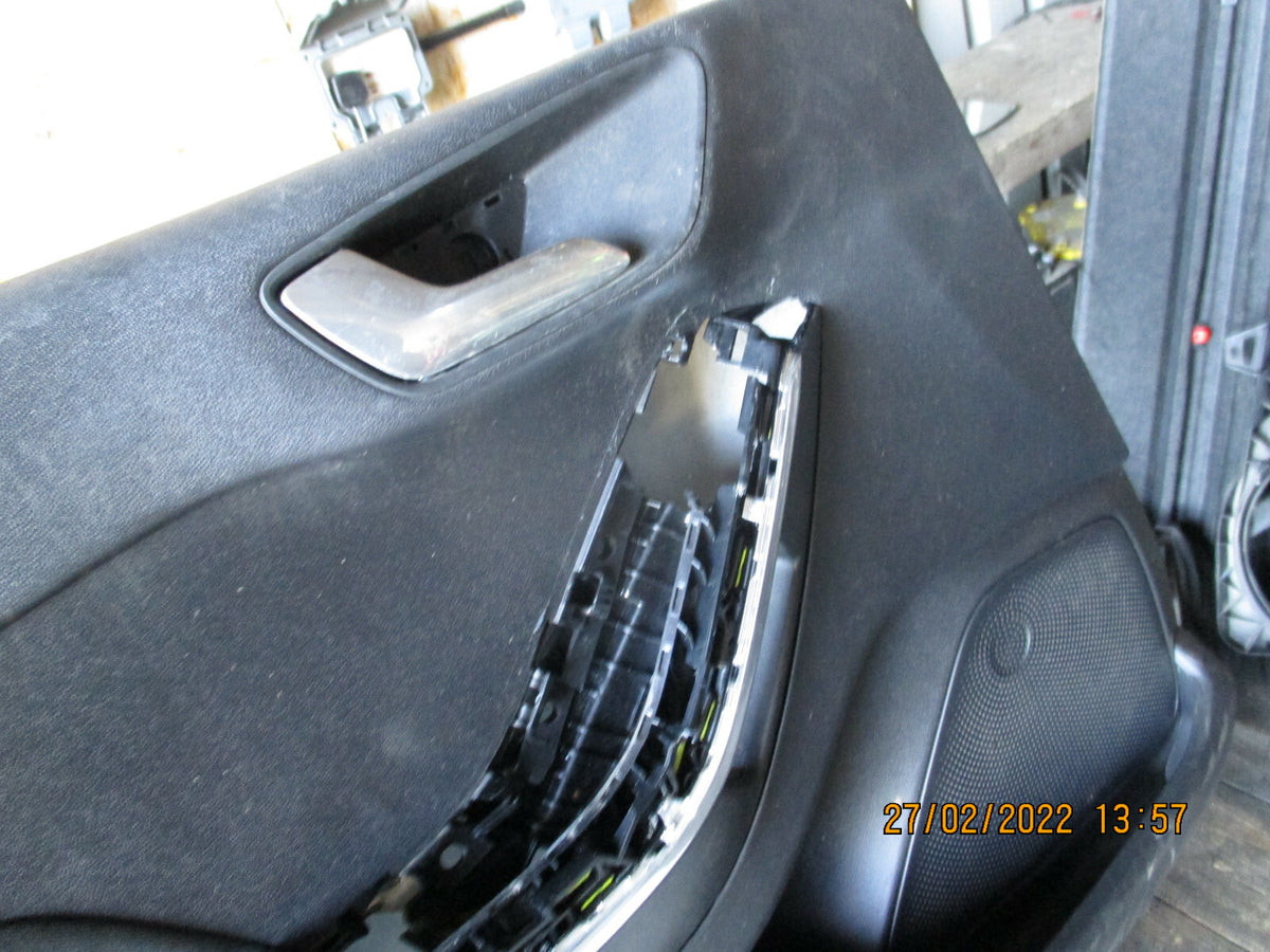 FORD FIESTA 2019 MK8 NSF FRONT PASSENGER SIDE DOOR CARD H1BBB23943