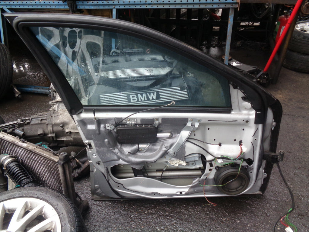 MERCEDES BENZ C-CLASS C220 CDI ESTATE NSF PASSENGER FRONT COMPLETE DOOR SILVER