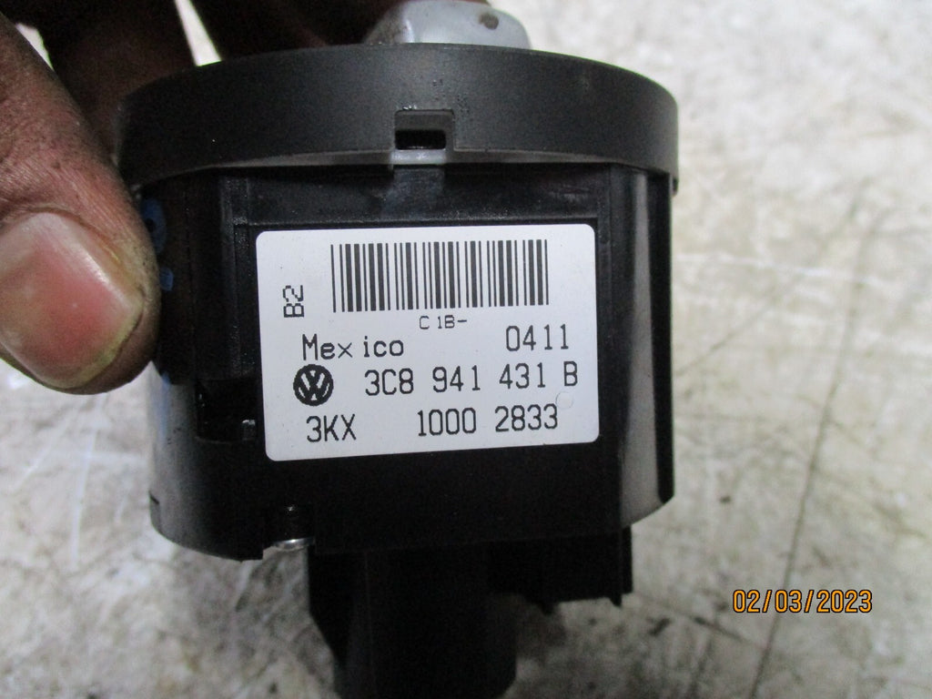 VW VOLKSWAGEN GOLF MK6 2010 HEADLIGHT CONTROL SWITCH 3C8941431B