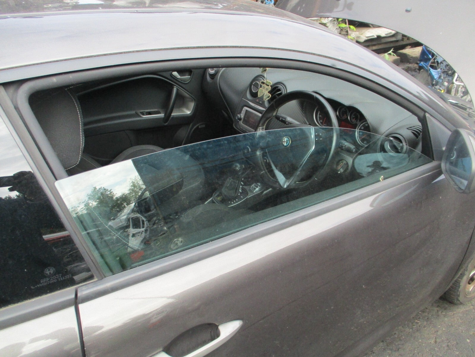 2015 ALFA ROMEO MITO 3 DOOR OS DRIVER SIDE WINDOW GLASS