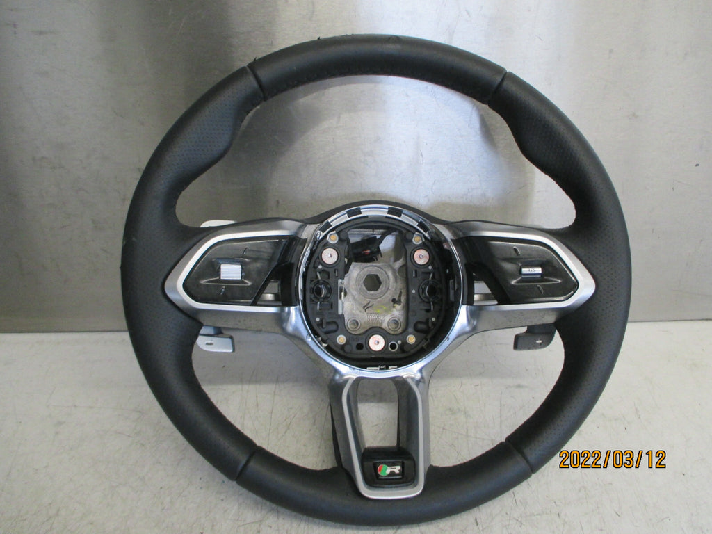 2019 JAGUAR XE R LINE MULTIFUNCTION LEATHER STEERING WHEEL lx733f563fb8pvj