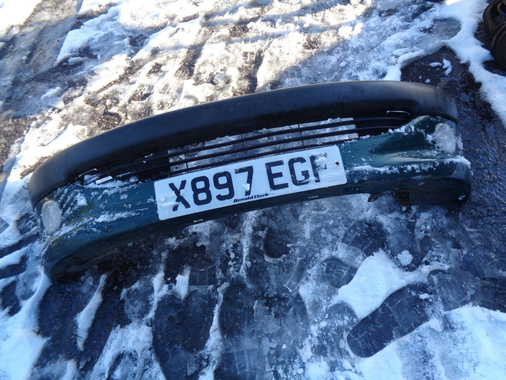 PEUGEOT 206 2001 COMPLETE FRONT BUMPER IN GREEN