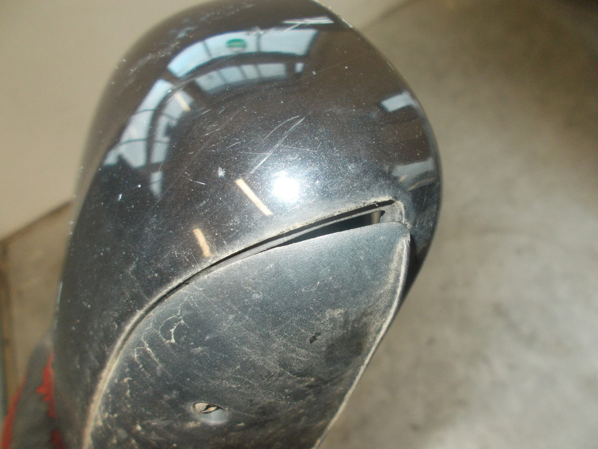 VOLKSWAGEN PASSAT 2002 NS PASSENGER SIDE BLACK ELECTRIC WING MIRROR