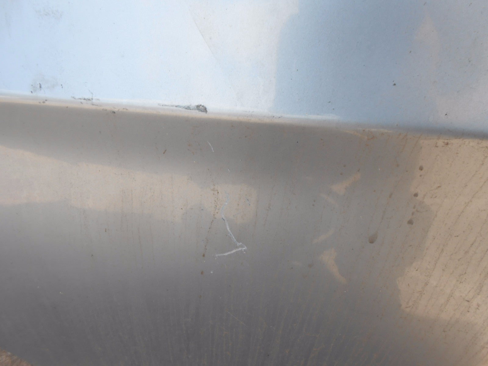 BMW 3 SERIES E90 2009 OSR DRIVER SIDE REAR BARE DOOR SHELL 896/5 BLUEWATER MET
