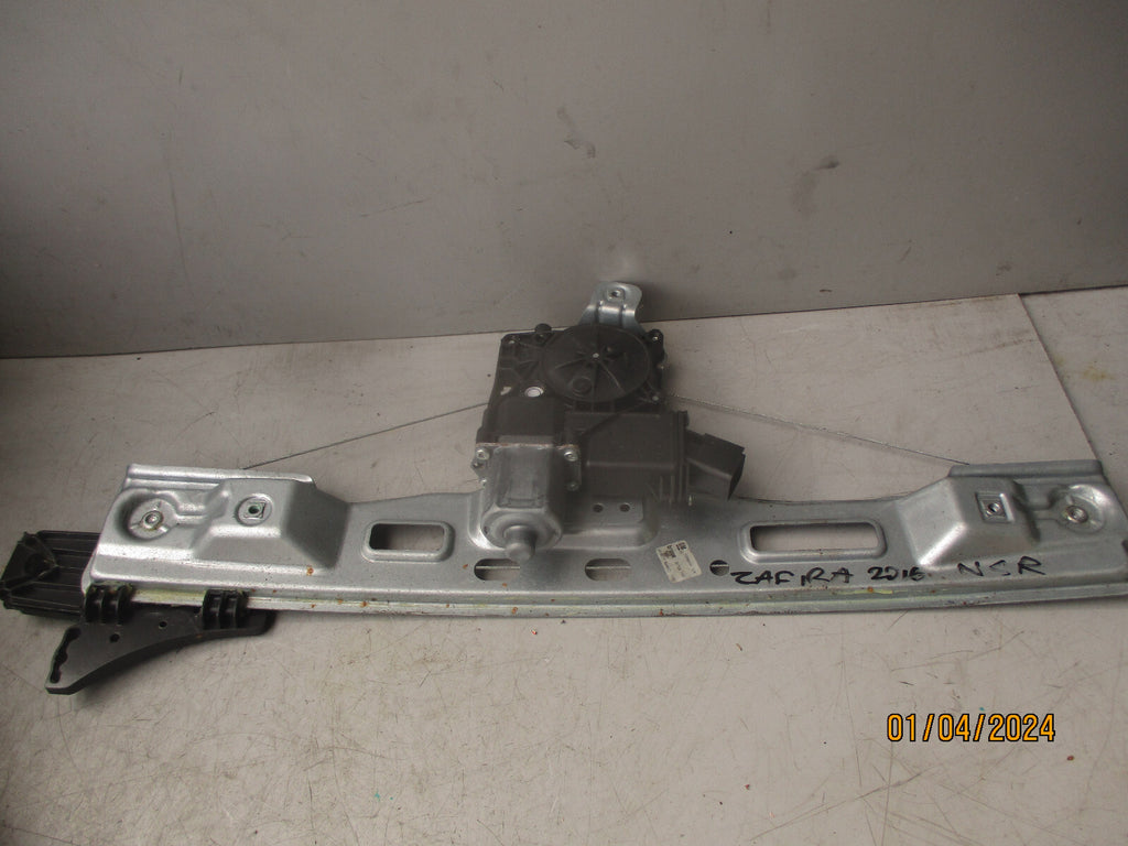 2016 VAUXHALL ZAFIRA C MK3 PASSENGER SIDE REAR WINDOW MOTOR & REGULATOR 13260141